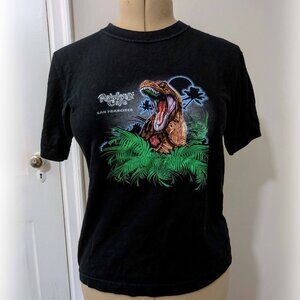 vintage black rainforest cafe t-rex dinosaur t-shirt M/L